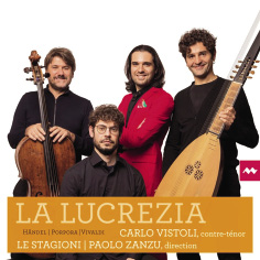 Georg Friedrich Händel Cantate « La Lucrezia » Porpora, Vivaldi. La Stagioni,  Paolo Zanzu (clavecin & direction).